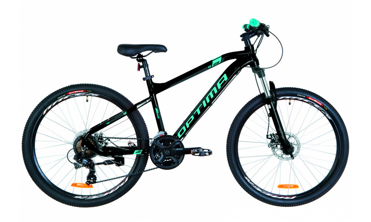 Фотография Велосипед 26" Optimabikes F-1 DD (2019) 2019 Черно-мятный